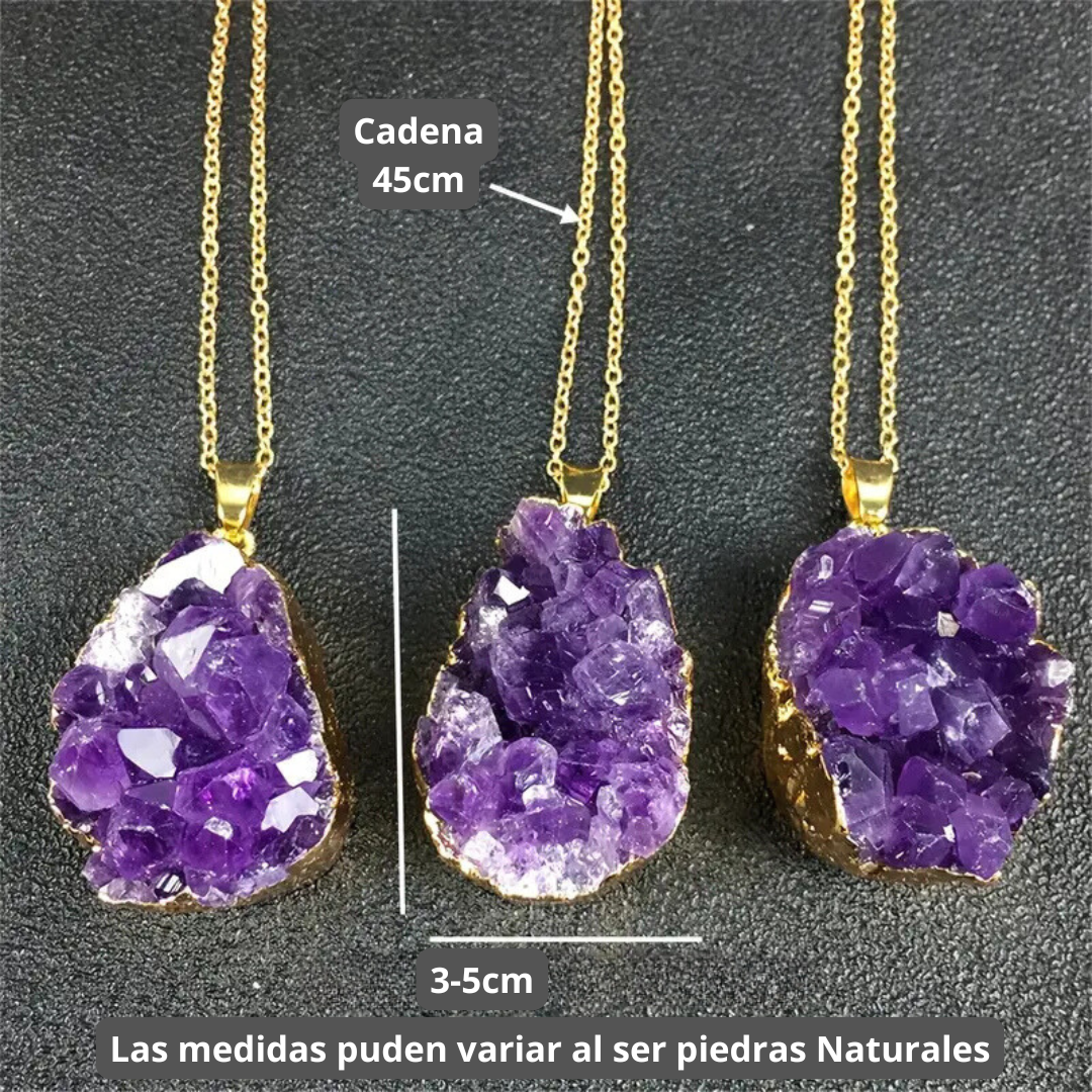 Collar Energía de Amatista Pura 🔮