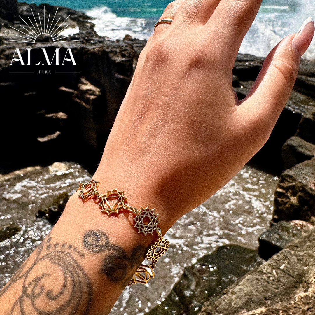 Pulsera 7 Chakras ✨ Equilibrio Sanación Alma